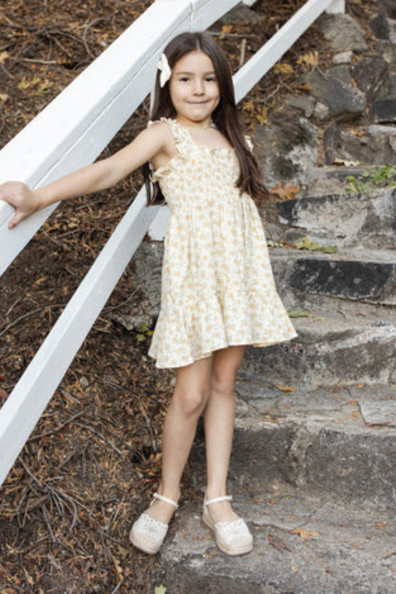 Sutton Dress | Yellow Floral