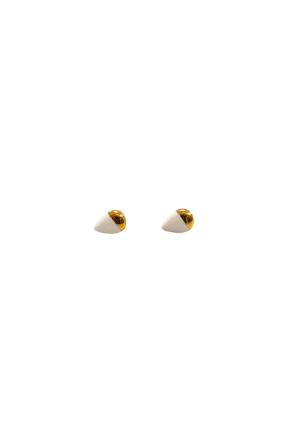 Ceramic Teardrop Studs