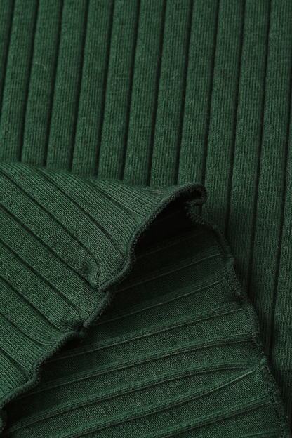 Ribbed Long Sleeve | Green