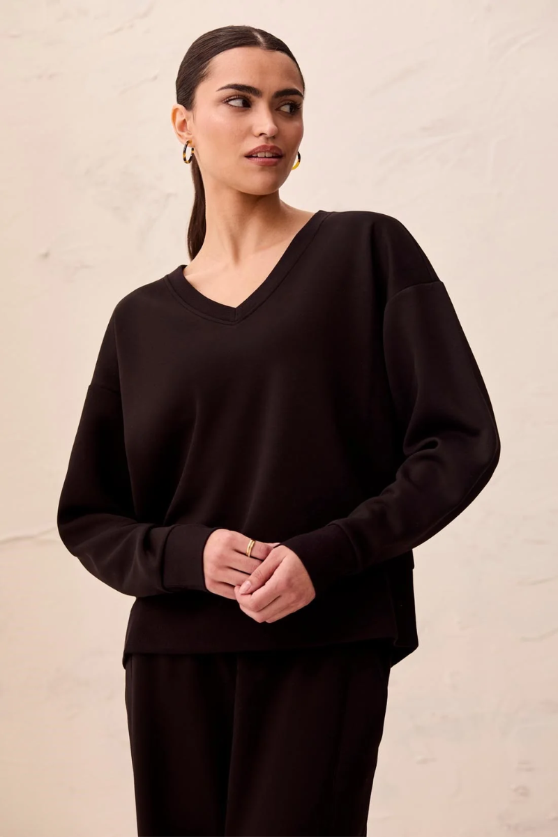 V Neck Scuba Top