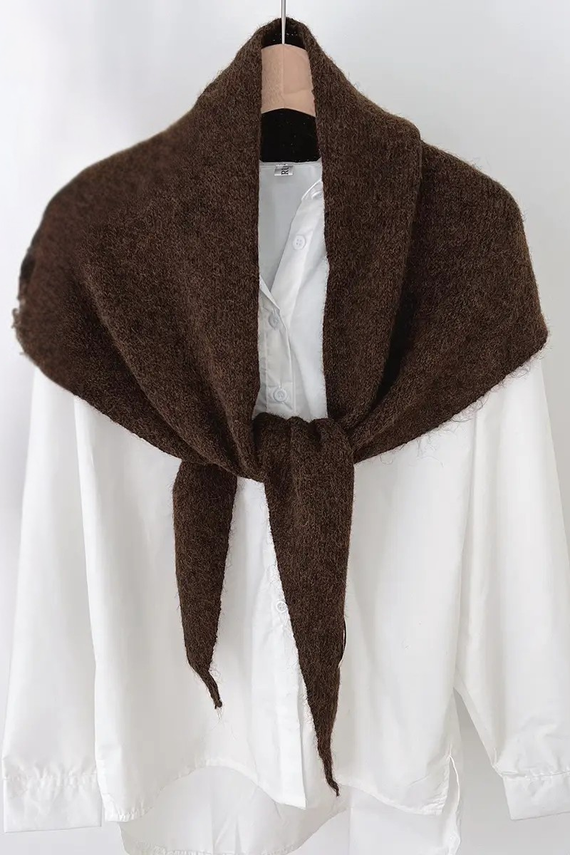 Triangle Knit Scarf