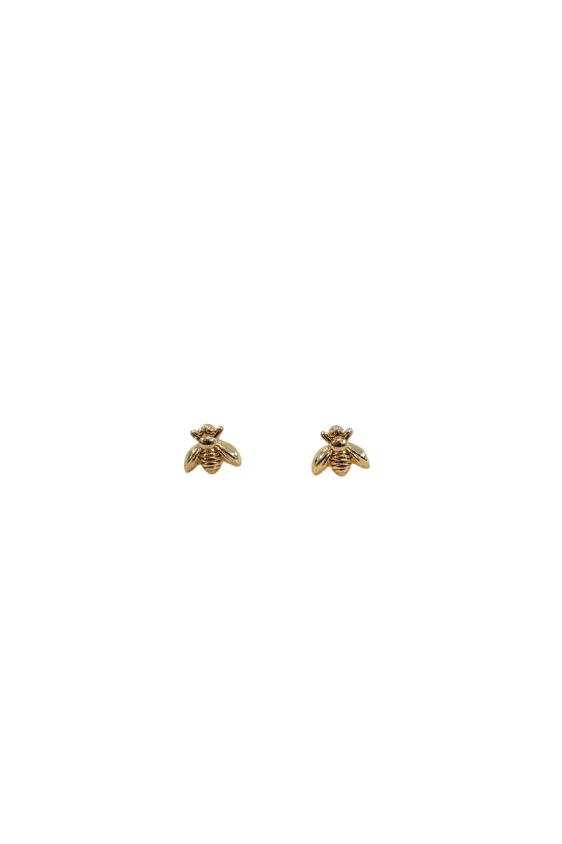 Wildflower Bee Studs | Gold
