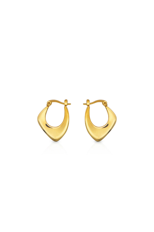Lila Hoop Earrings