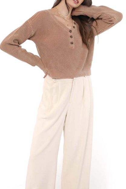 Brixton Button Sweater