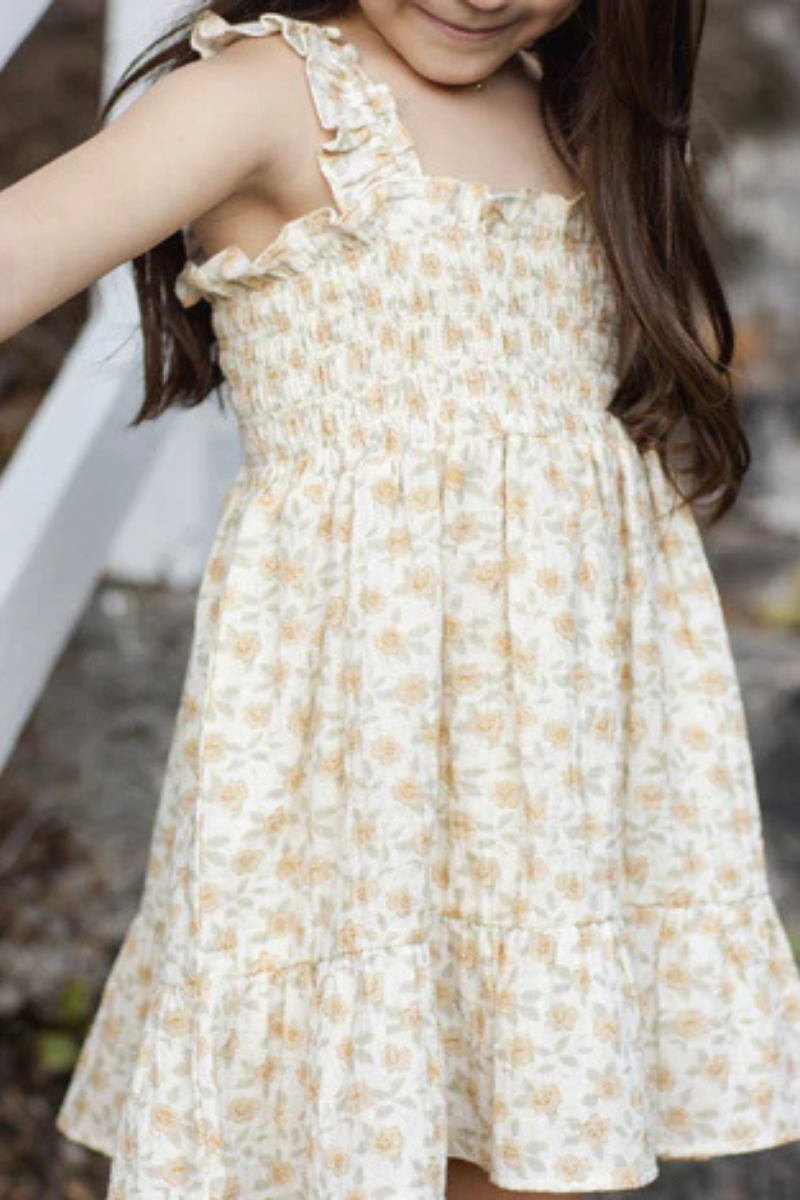 Sutton Dress | Yellow Floral