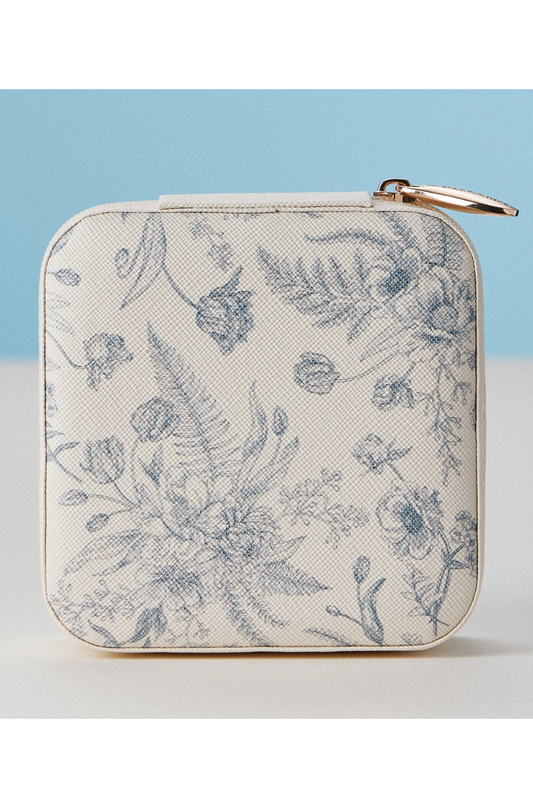 Jewelry Case | Gray Flower