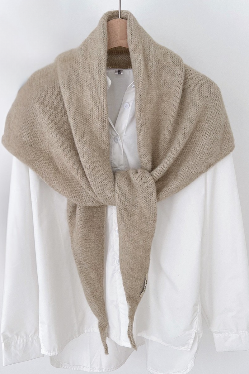Triangle Knit Scarf