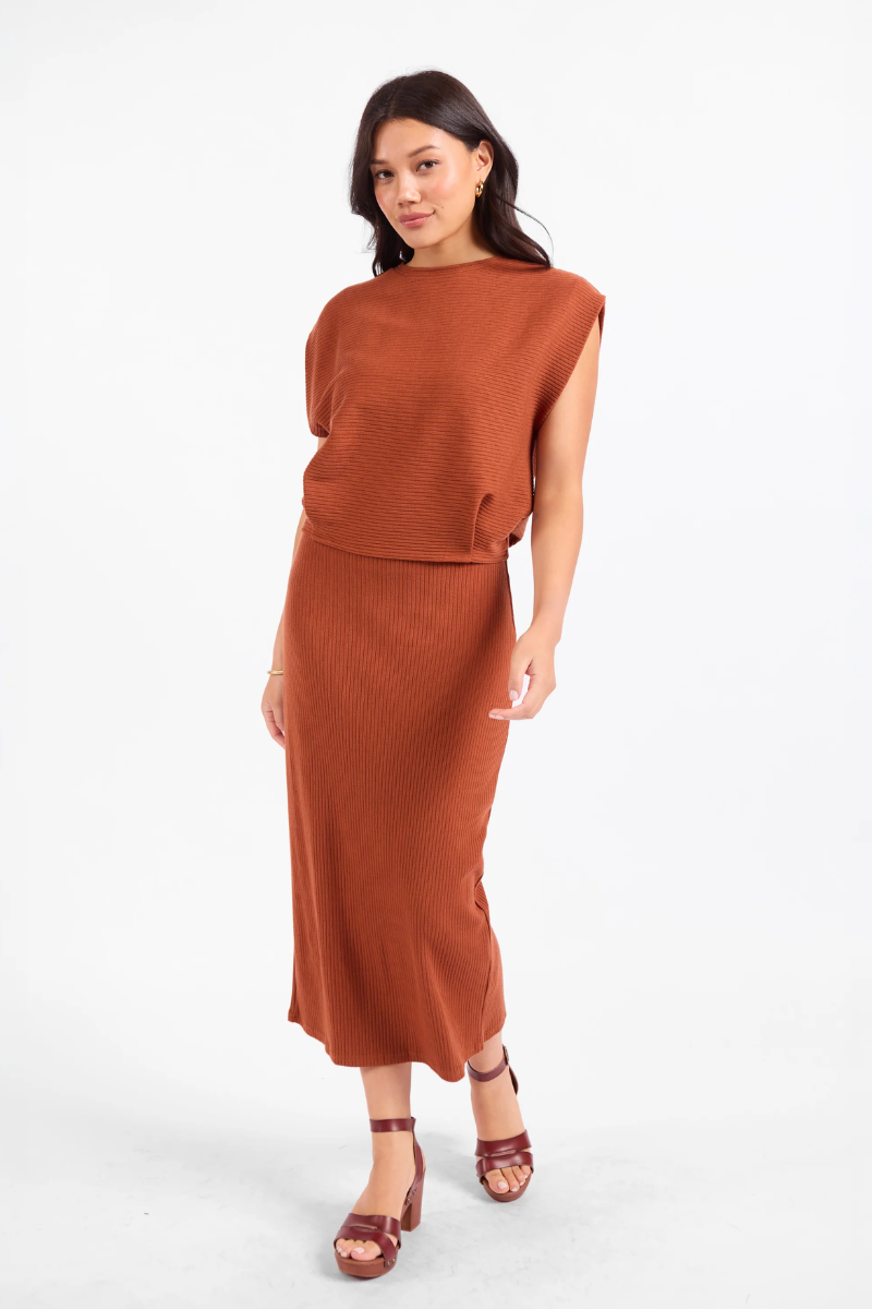 Soft Cedar Knit Top