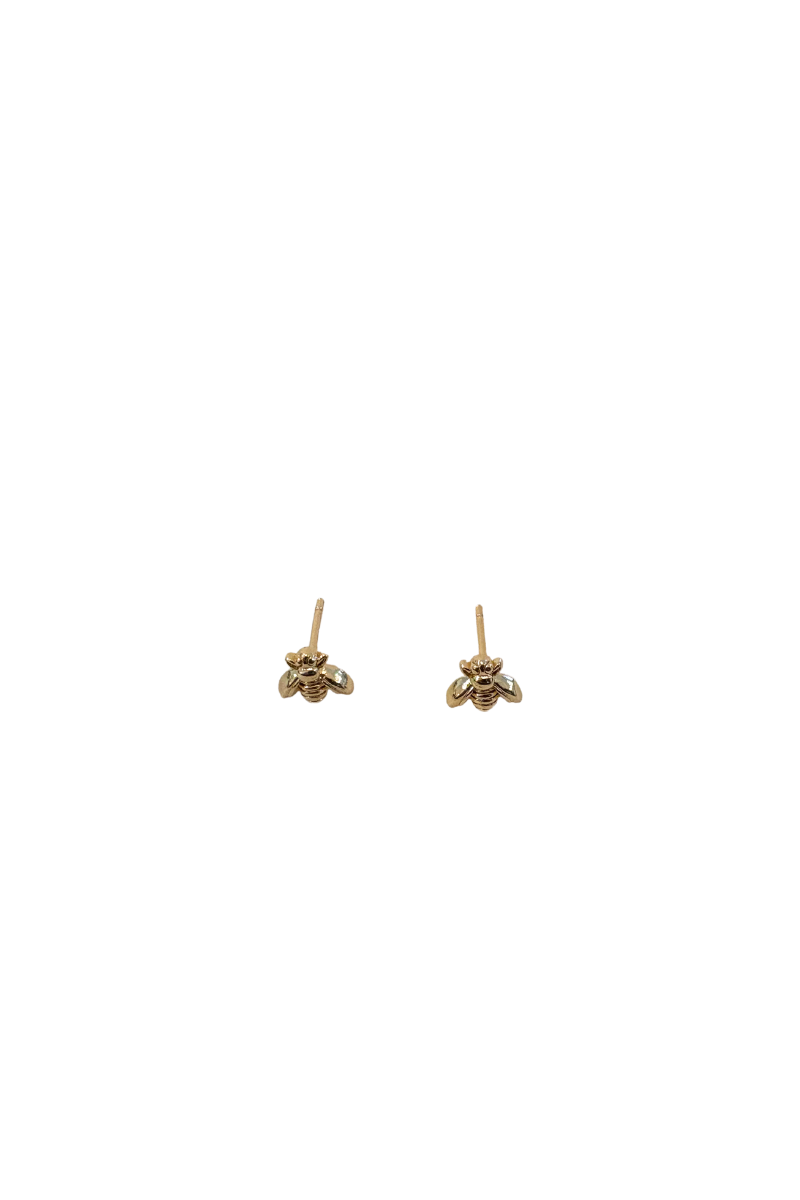 Wildflower Bee Studs | Gold