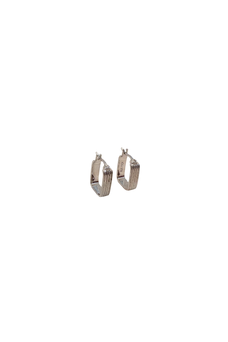 Tuscan Textured Hoops
