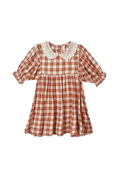 Heidi Dress | Red Plaid