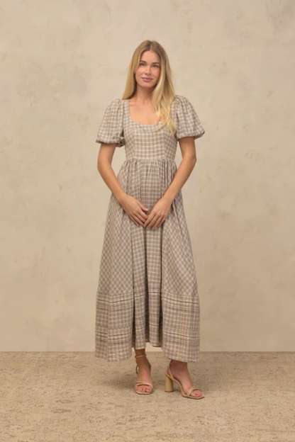 Maggie Dress Fall Plaid