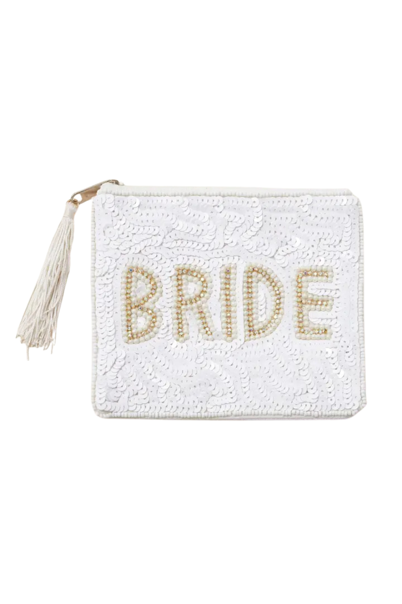 Beaded Bride Pouch