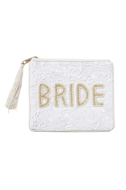 Beaded Bride Pouch
