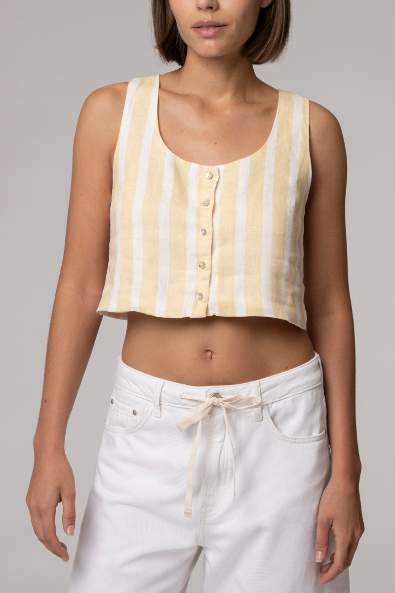 Sunlight Button Front Blouse