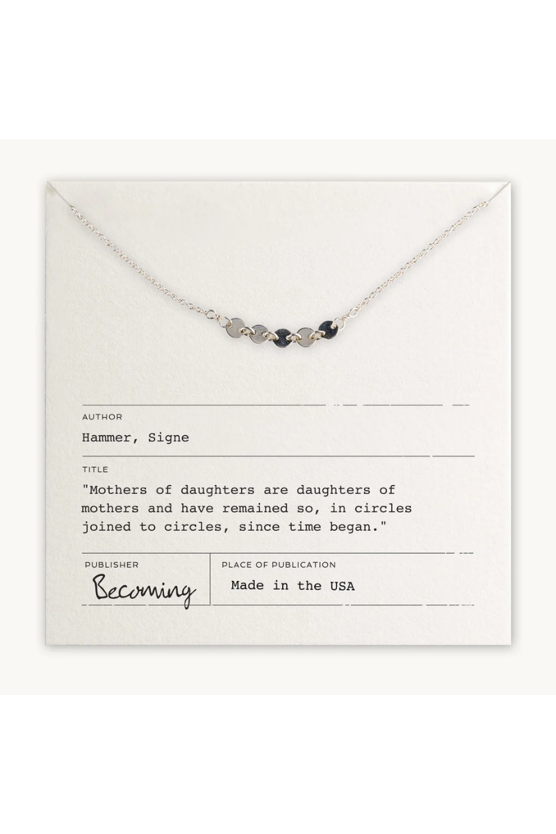 Mothers & Daughters Necklace | Silver