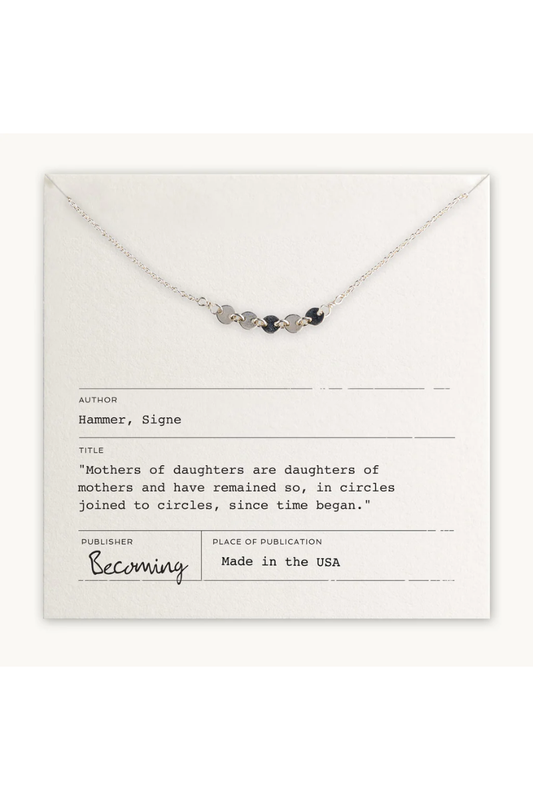 Mothers & Daughters Necklace | Silver