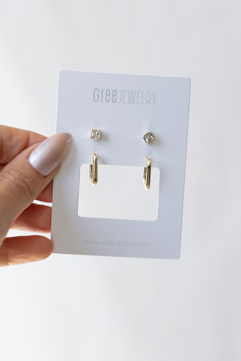 Square Duet Earrings
