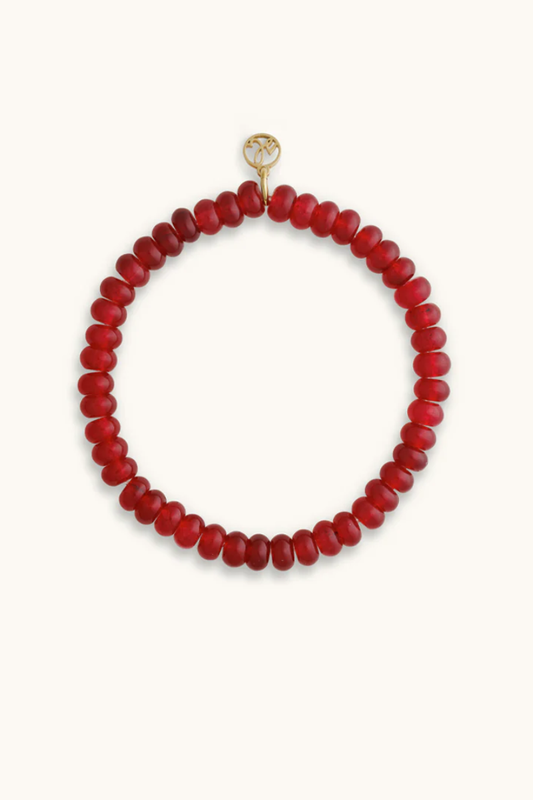 Rory Garnet Stretch Bracelet