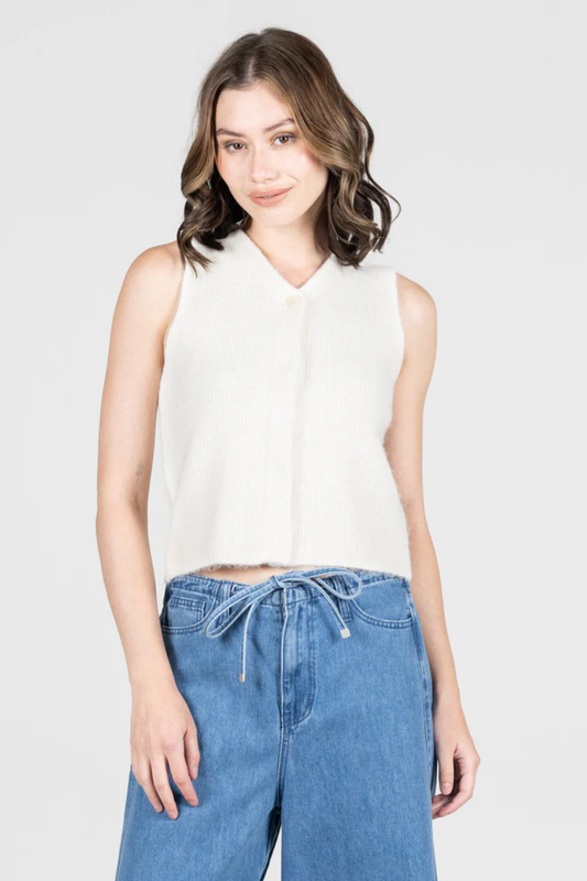 Sweater Vest | Ivory