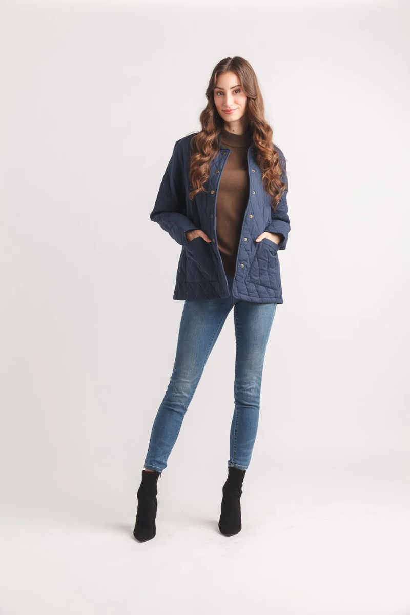 Navy Barn Coat