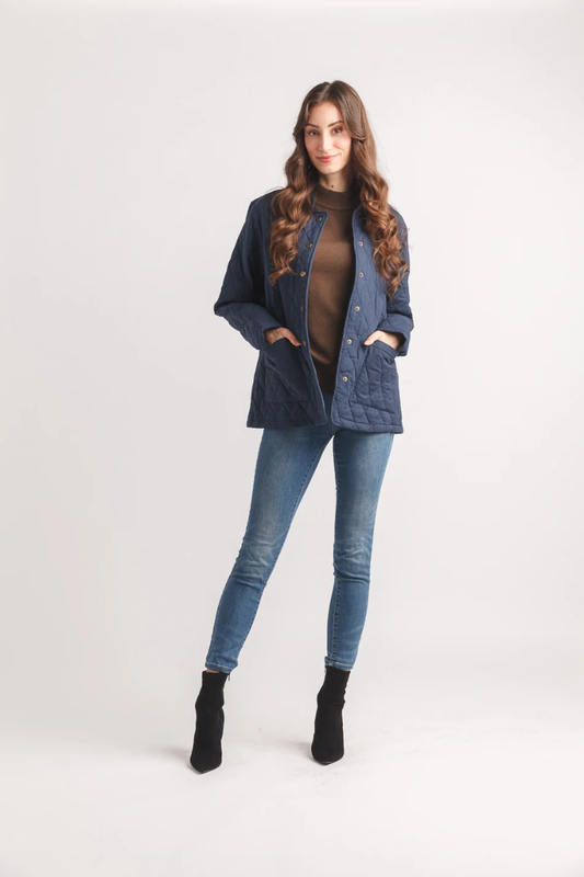 Navy Barn Coat