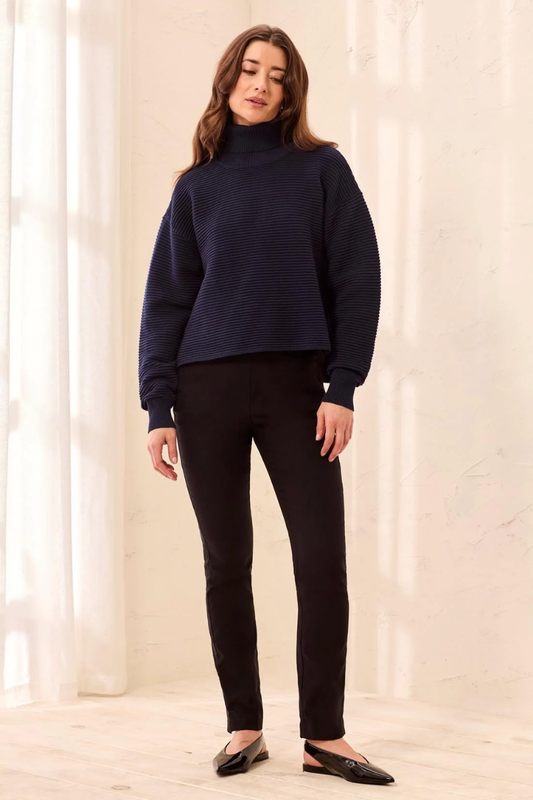 Turtleneck with Side Slits