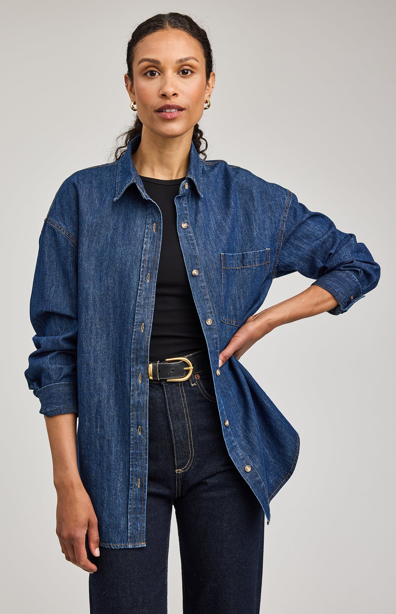 Whitney Button Front Top