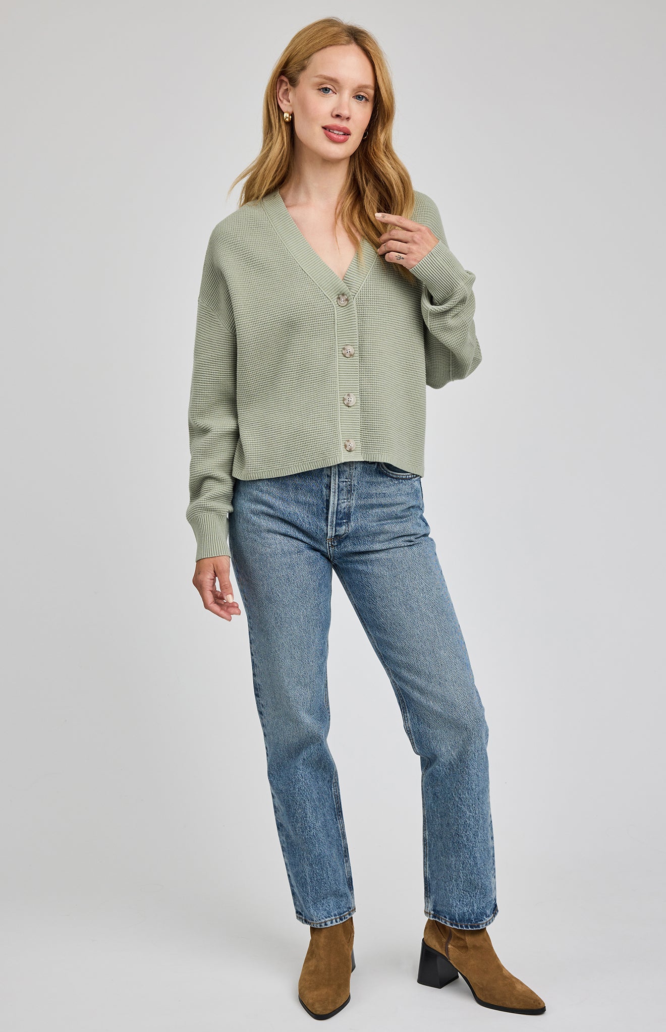 Joyce Button Front Cardigan