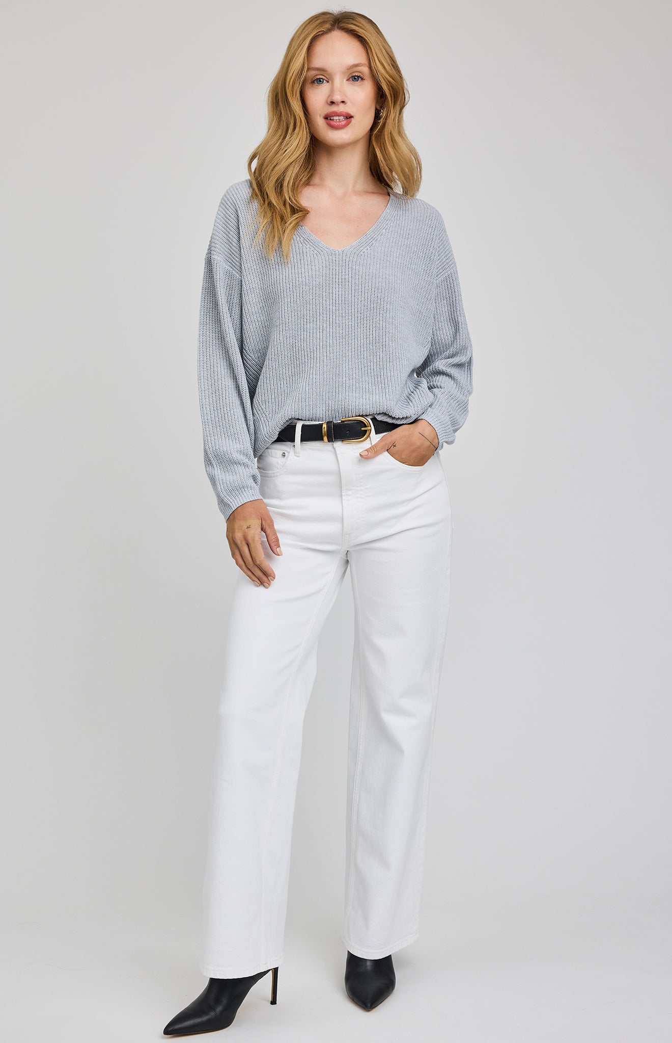 Tucker V-Neck Sweater
