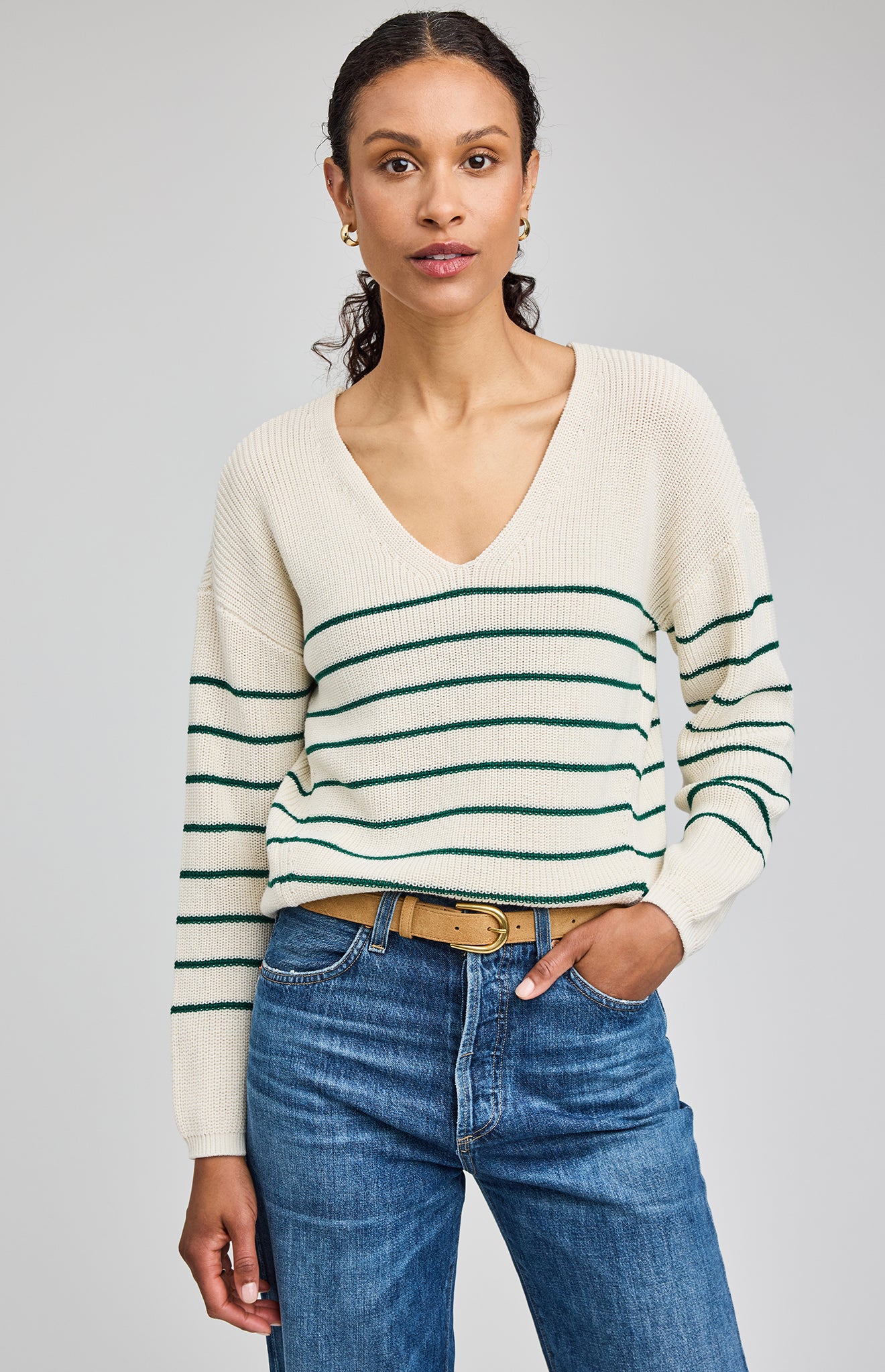 Tucker V-Neck Sweater