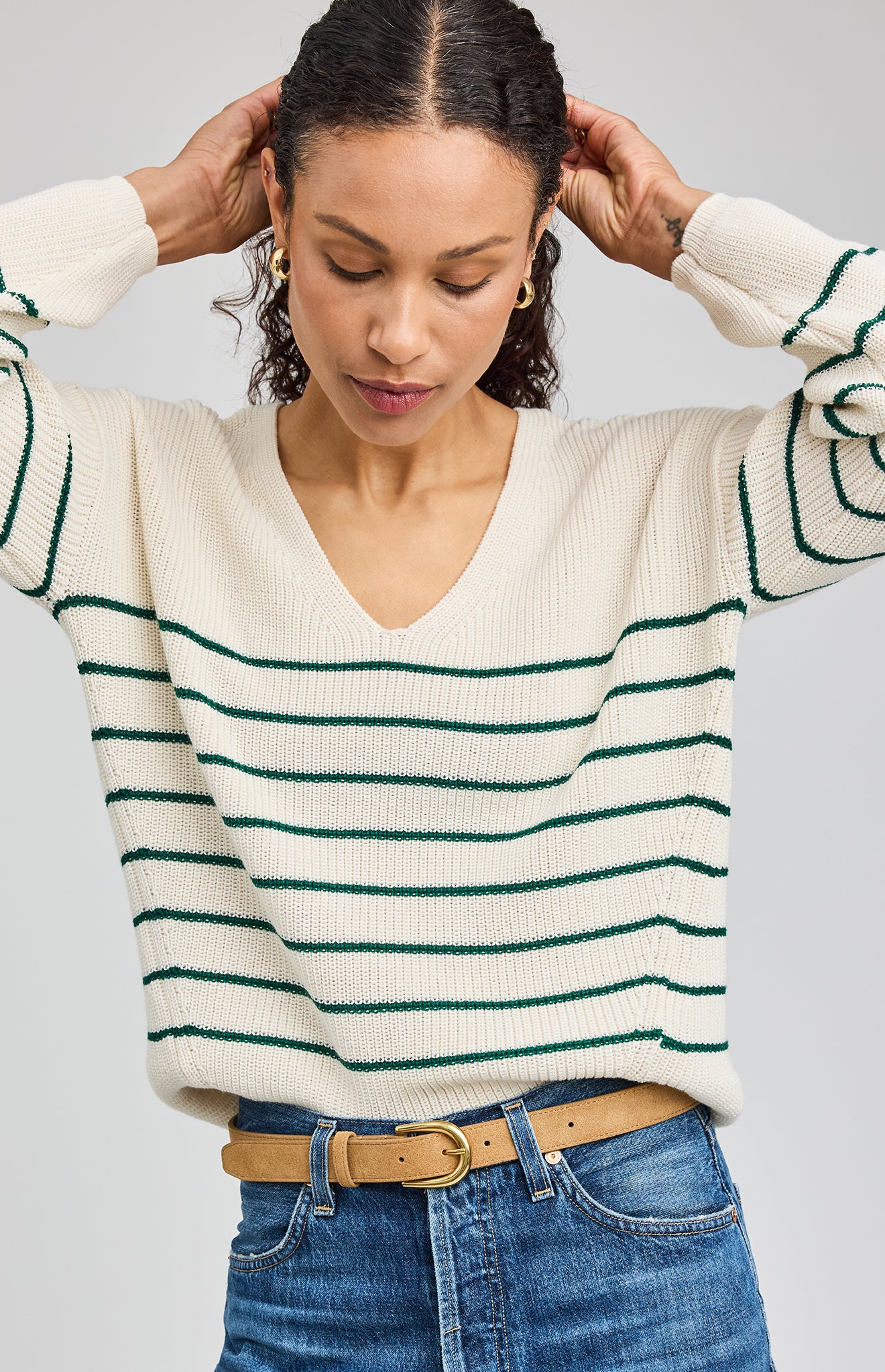 Tucker V-Neck Sweater