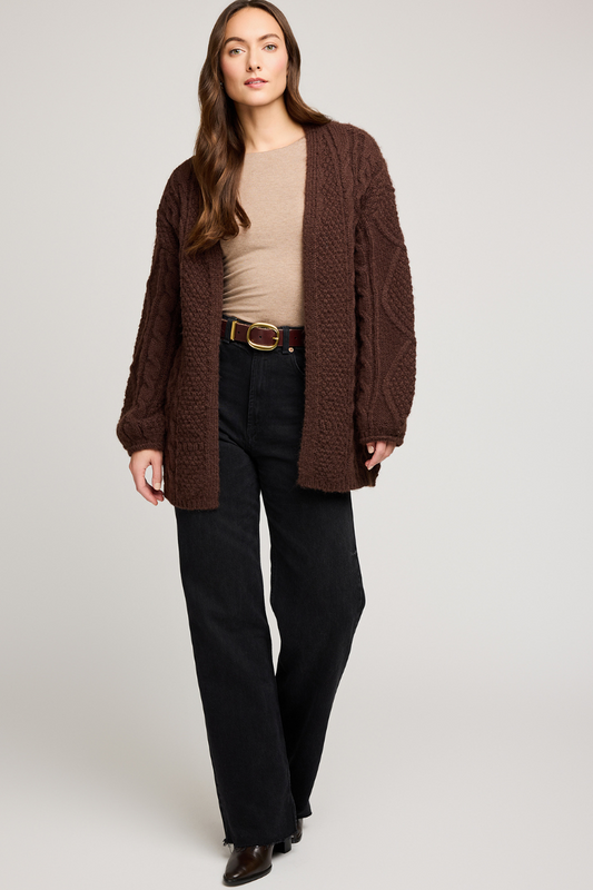 Betty Cardigan | Chocolate