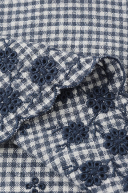 Lennon Dress | Marine Gingham