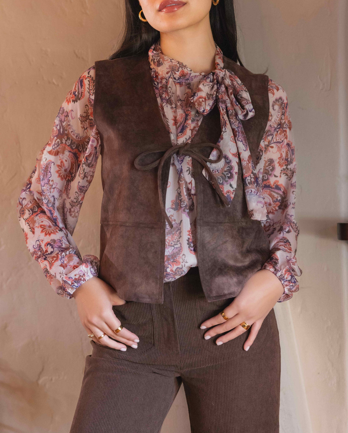 Tender Days Suede Vest