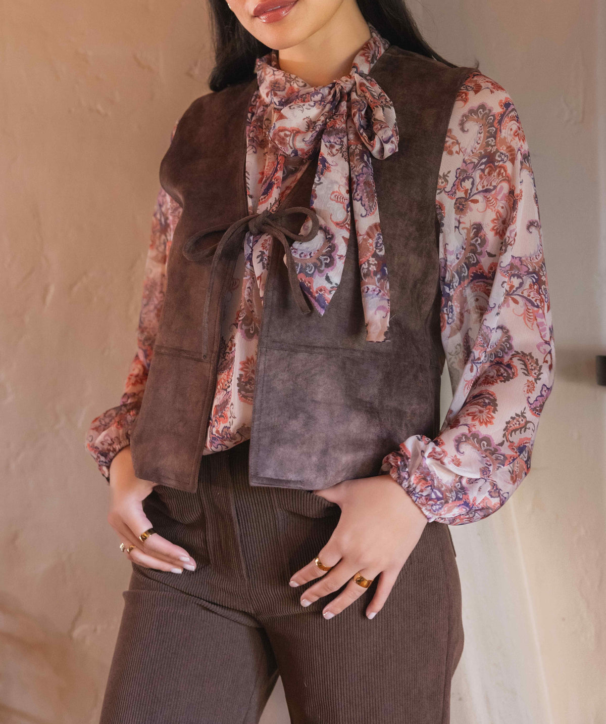 Tender Days Suede Vest