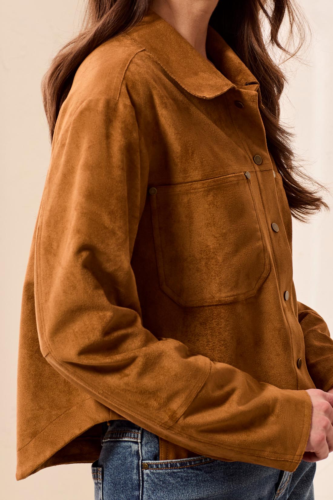 Hazelwood Faux Suede Shacket
