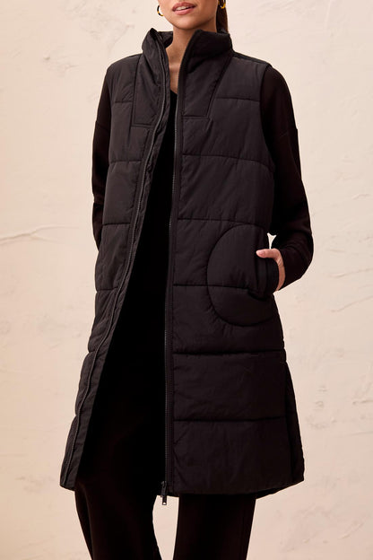 Long Quilted Vest