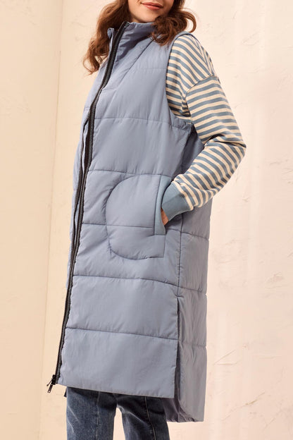 Long Quilted Vest
