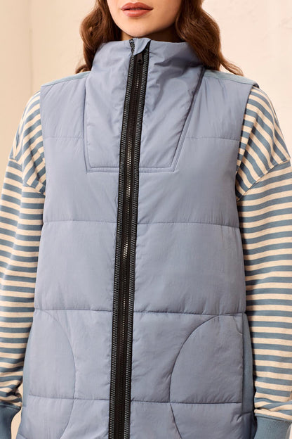 Long Quilted Vest