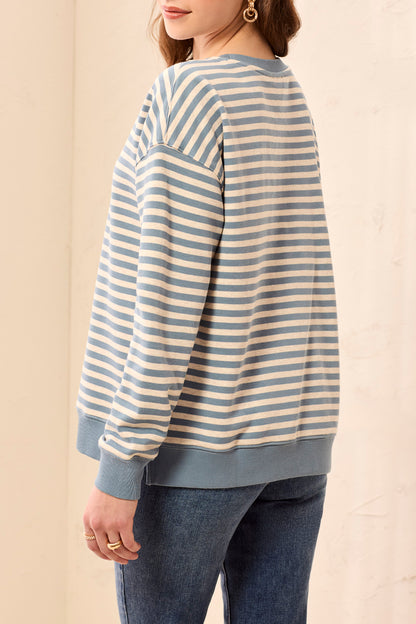 Striped Crewneck