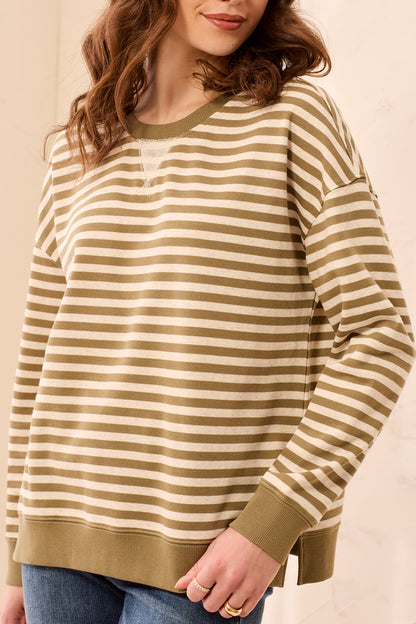 Striped Crewneck